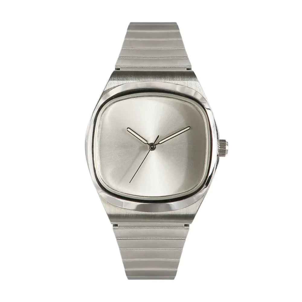 Minimalist Black Leather Strap - Watch CASA LARO MEN