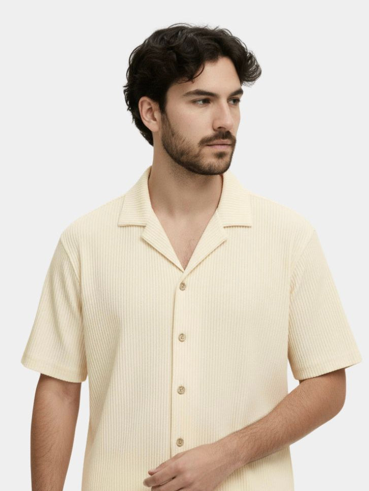 Minimalist Corduroy Set Shorts and Shirt - Casa  Laro CASA LARO
