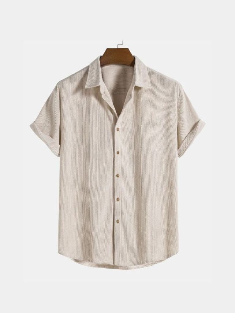 Minimalist Corduroy Shirt - Casa  Laro CASA LARO