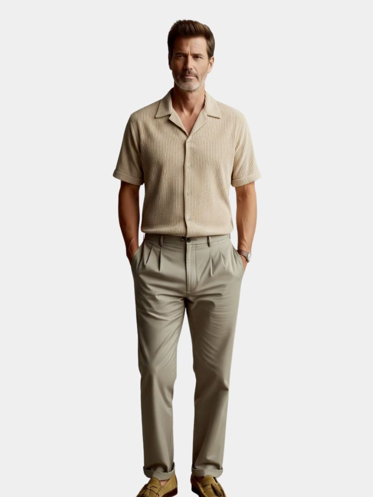 Minimalist Corduroy Shirt - Casa  Laro CASA LARO