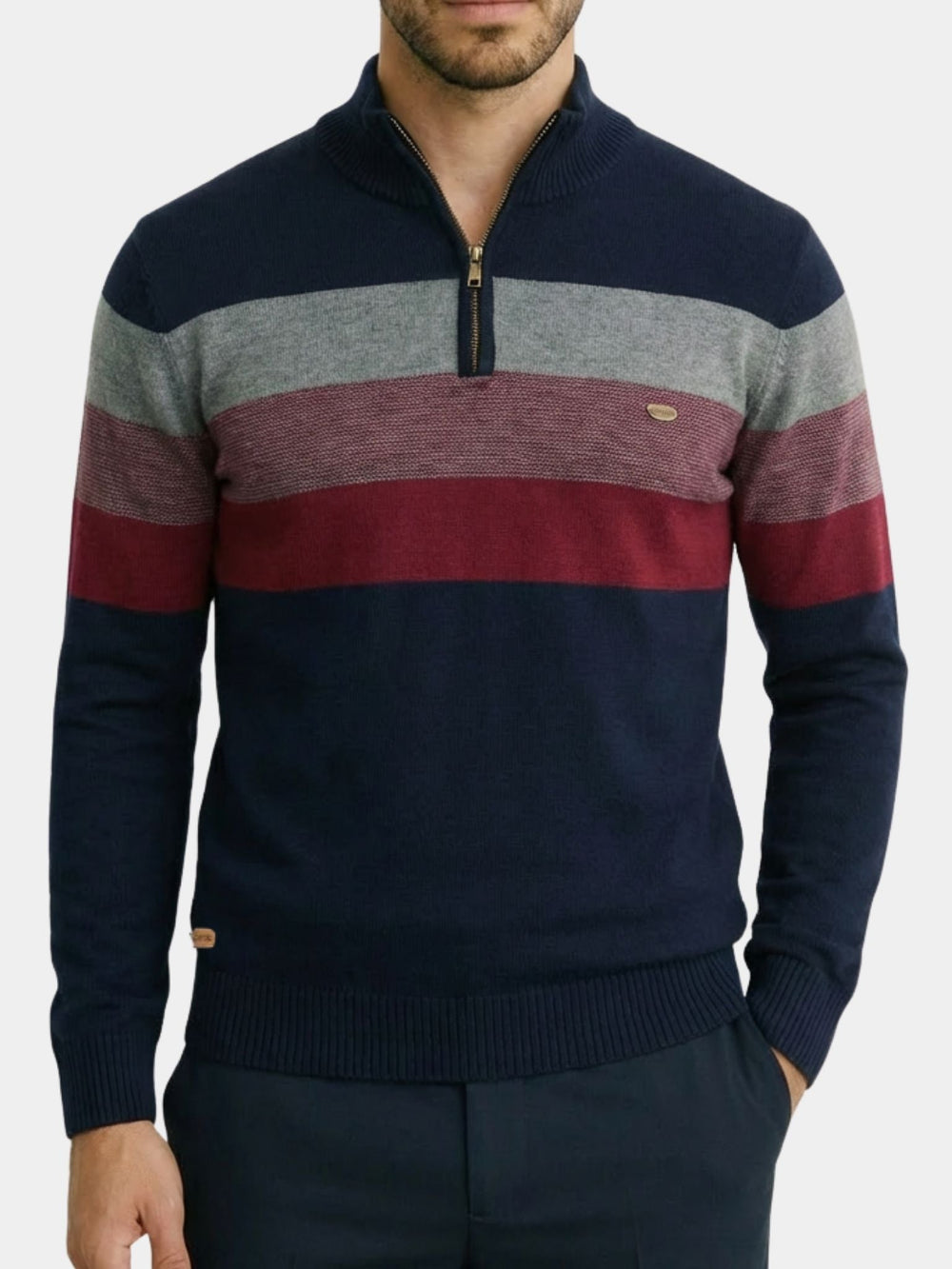 Minimalist High Collar Sweater - Casa  Laro CASA LARO
