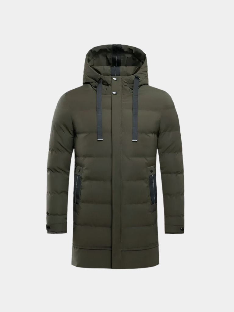 Minimalist Long Puffer Coat - Casa  Laro CASA LARO