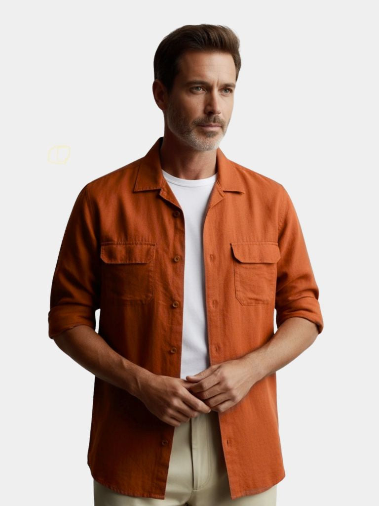 Minimalist Long Sleeve Shirt - Casa  Laro CASA LARO