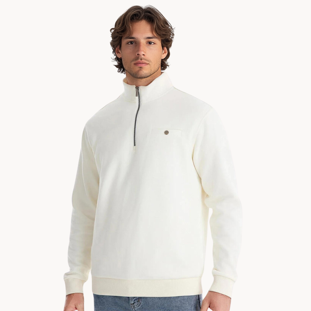 Mock Neck Zip - Sweater CASA LARO MEN