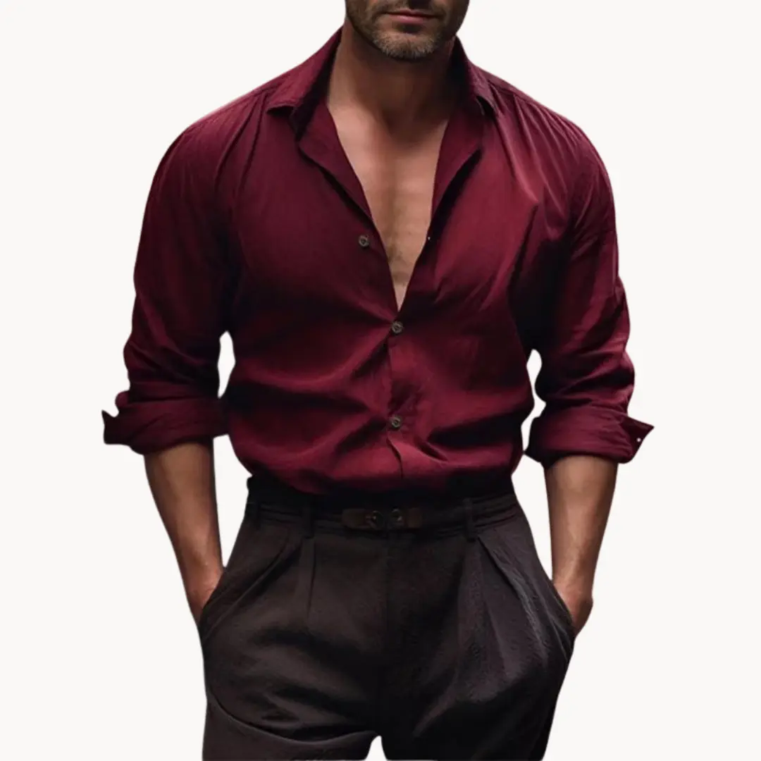 Modena Cotton-Linen Button-Down - Shirt CASA LARO