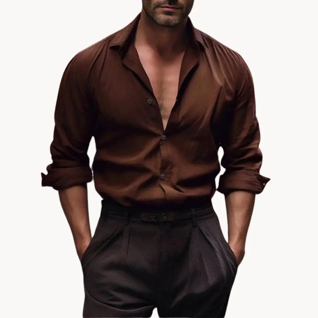 Modena Cotton-Linen Button-Down - Shirt CASA LARO