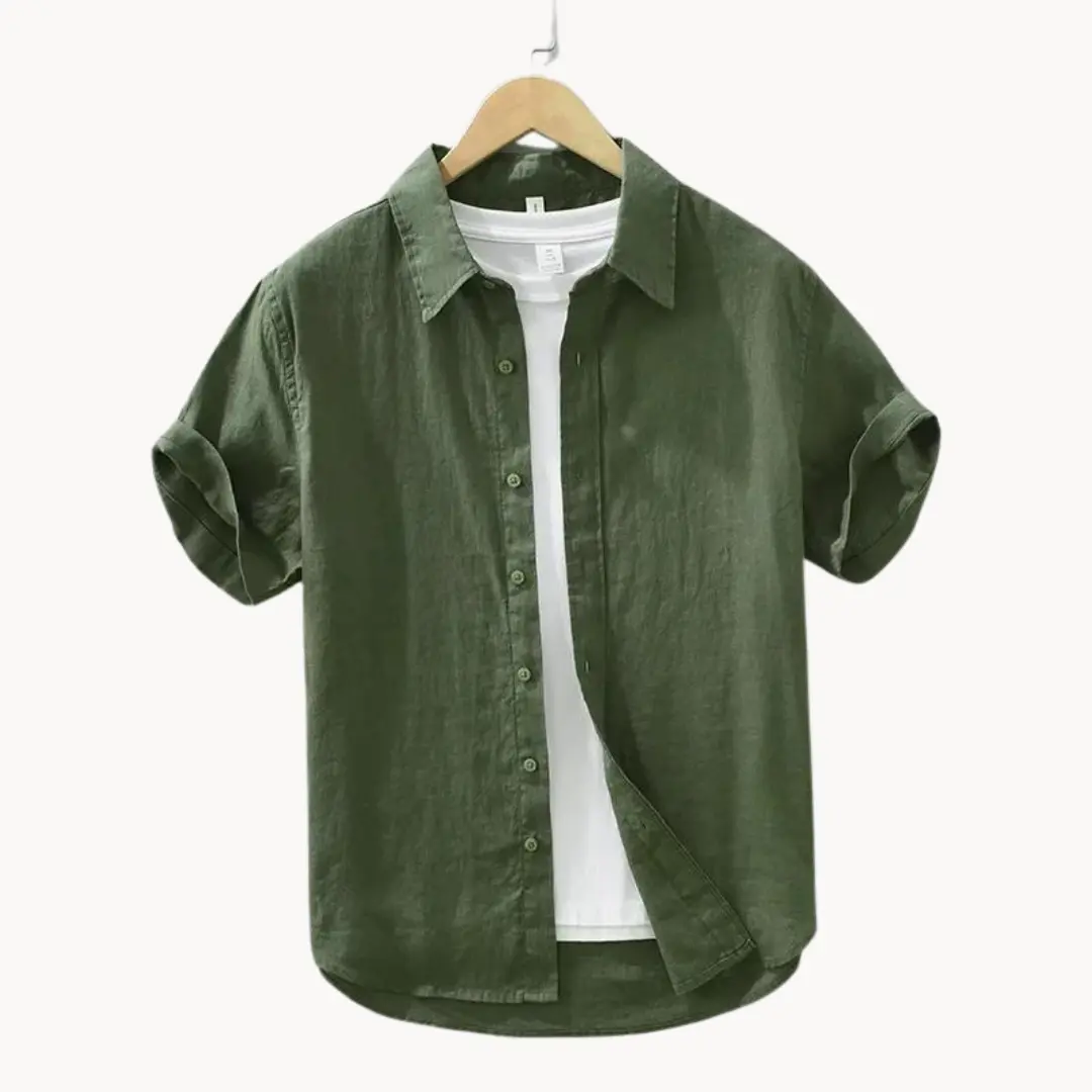 Modena Linen Short Sleeve - Shirt CASA LARO