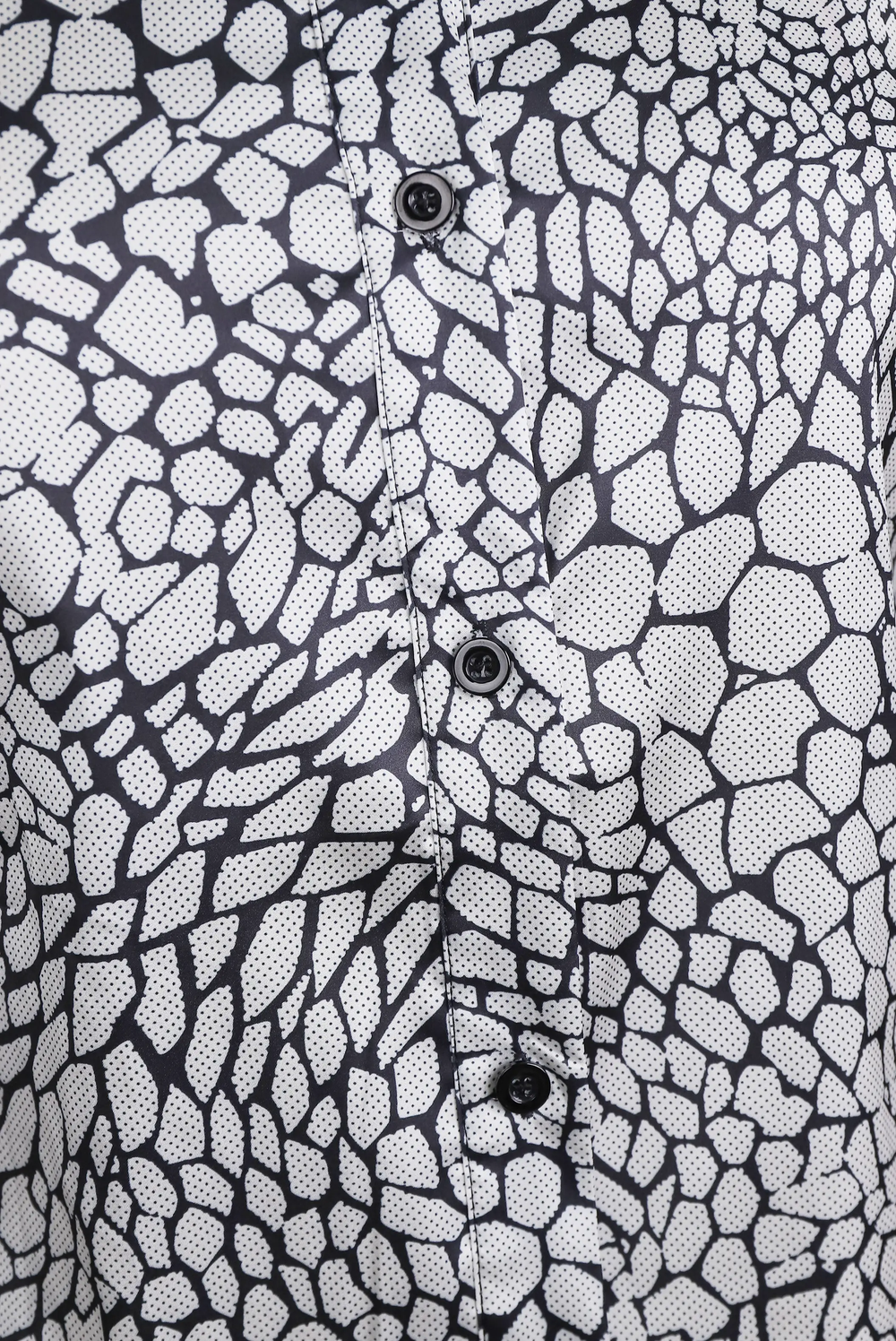 Modern Satin Printed Snake Pattern - Blouse CASA LARO