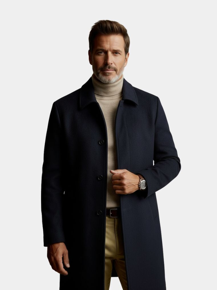 Monarch Wool Classic Coat - Casa  Laro CASA LARO