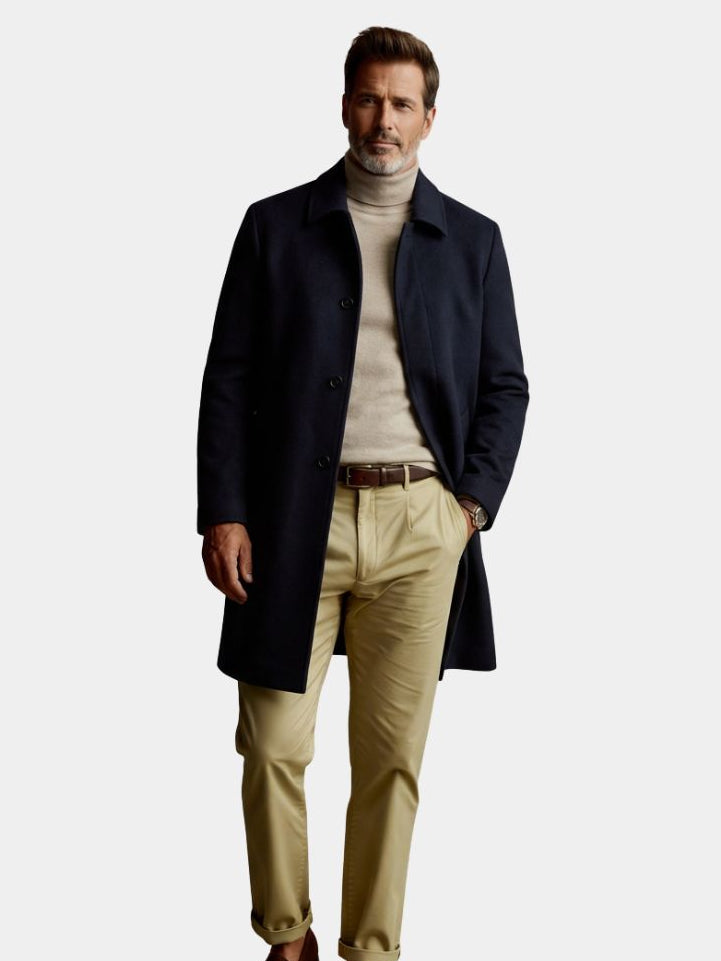 Monarch Wool Classic Coat - Casa  Laro CASA LARO
