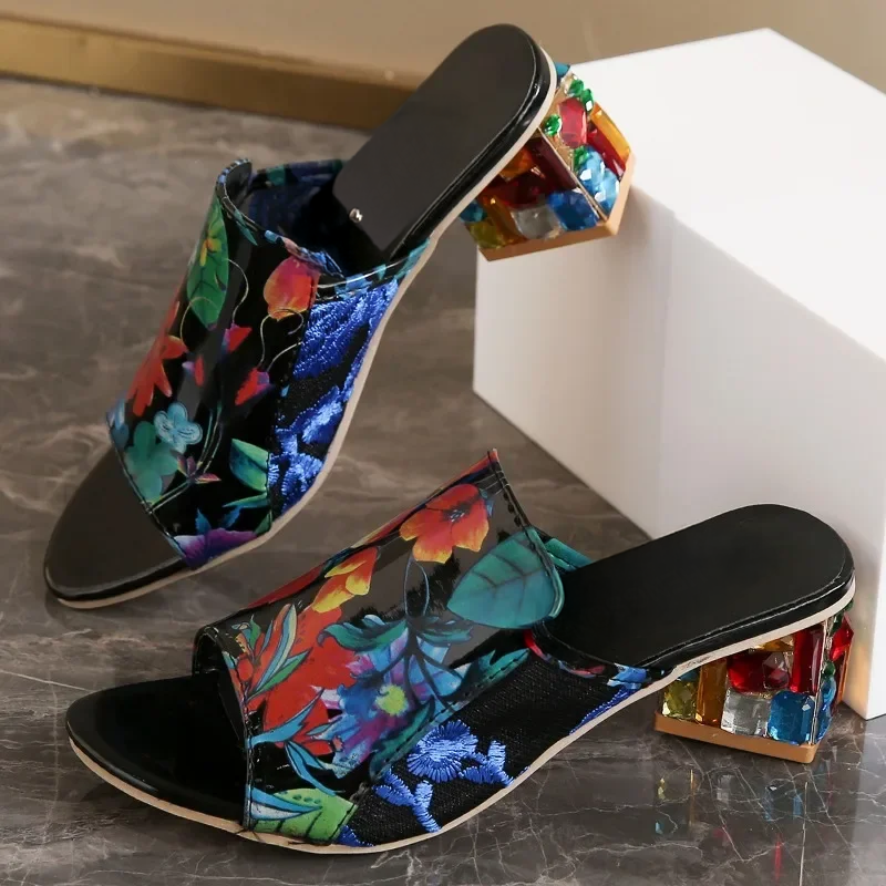 Mosaic Print - Heels CASA LARO WOMEN