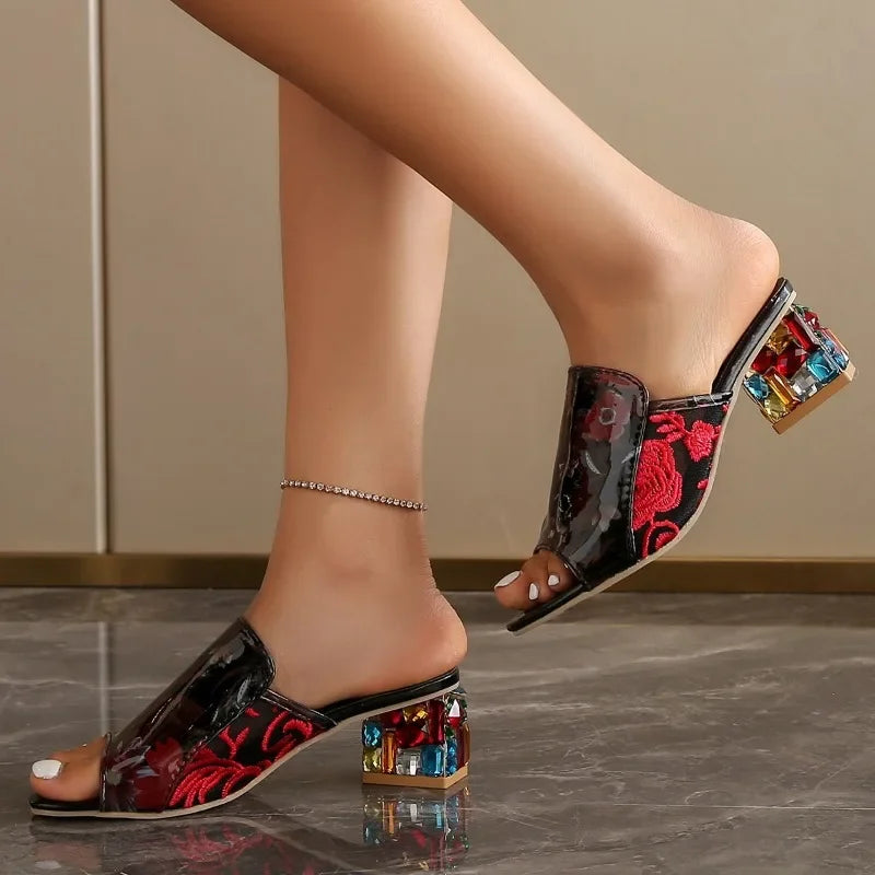 Mosaic Print - Heels CASA LARO WOMEN