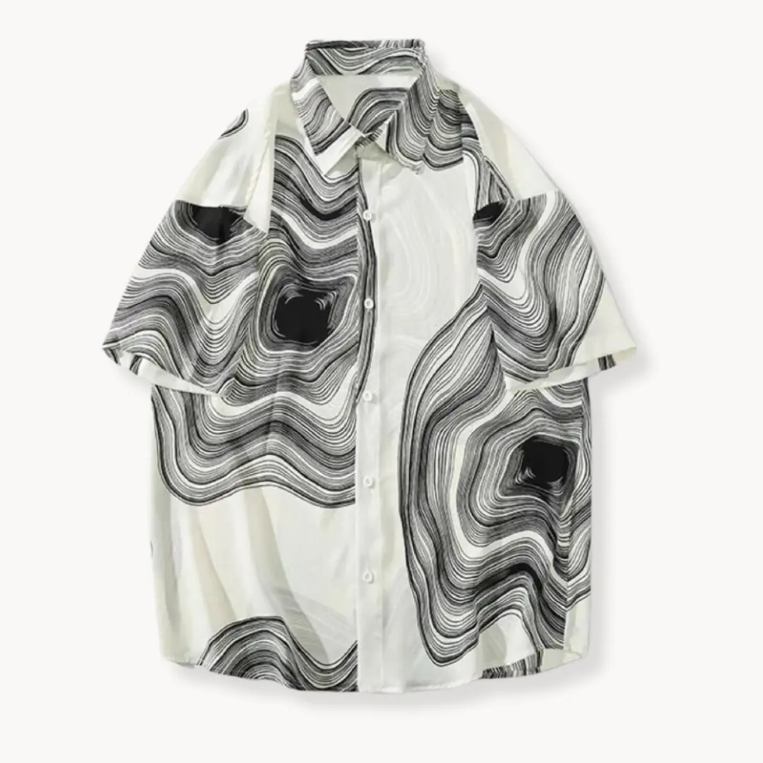 Mosaic Print Silk - Top CASA LARO