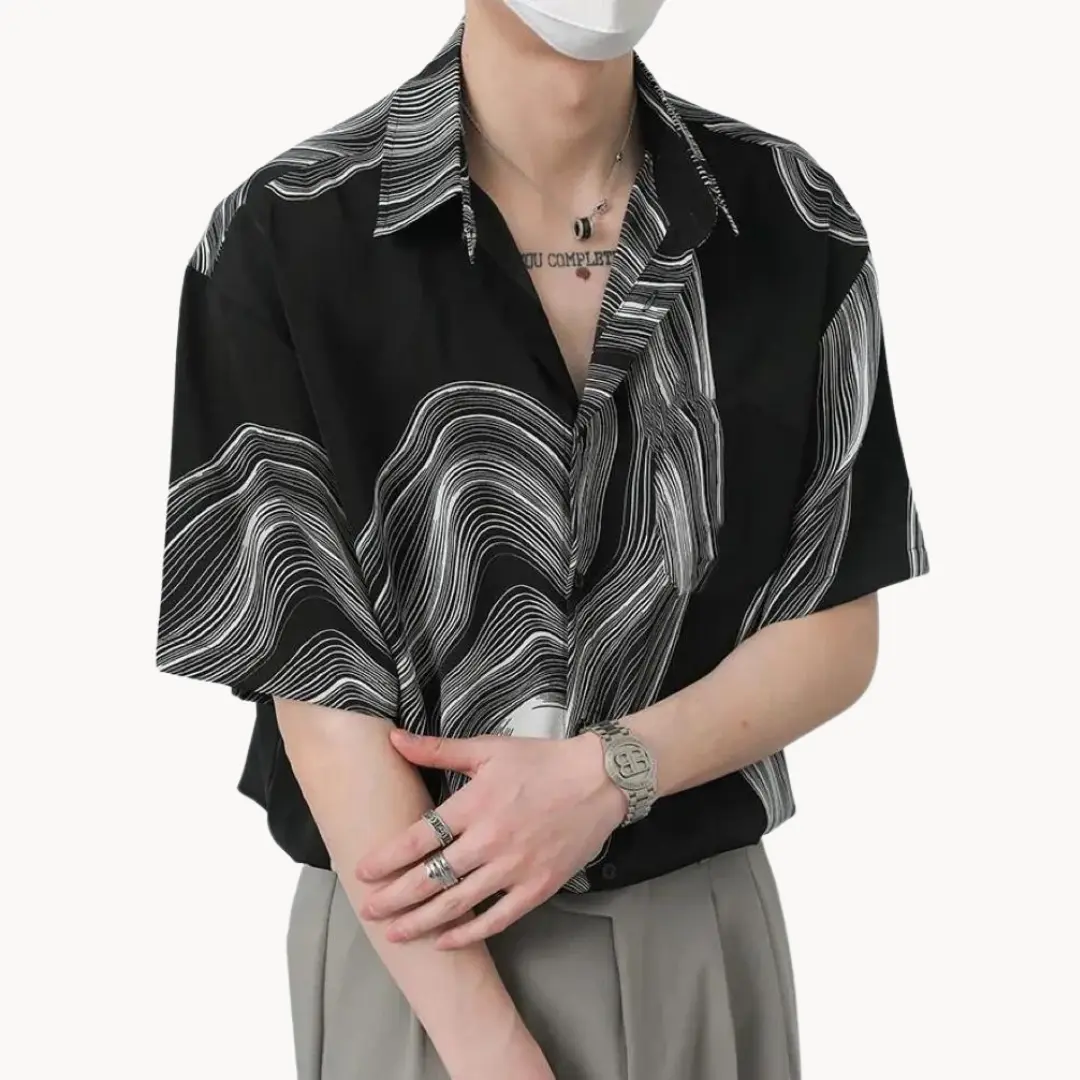 Mosaic Print Silk - Top CASA LARO