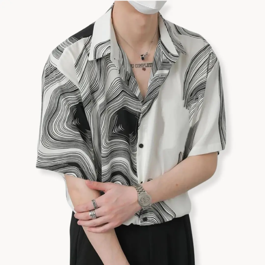 Mosaic Print Silk - Top CASA LARO