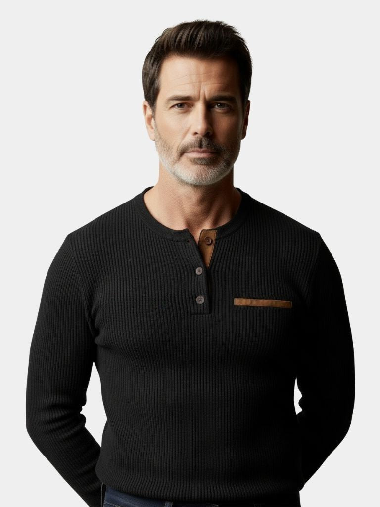 Corduroy Long Sleeve T-Shirt - Casa  Laro CASA LARO