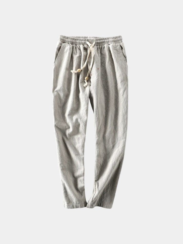 Azure Coast Linen Trousers - Casa  Laro CASA LARO