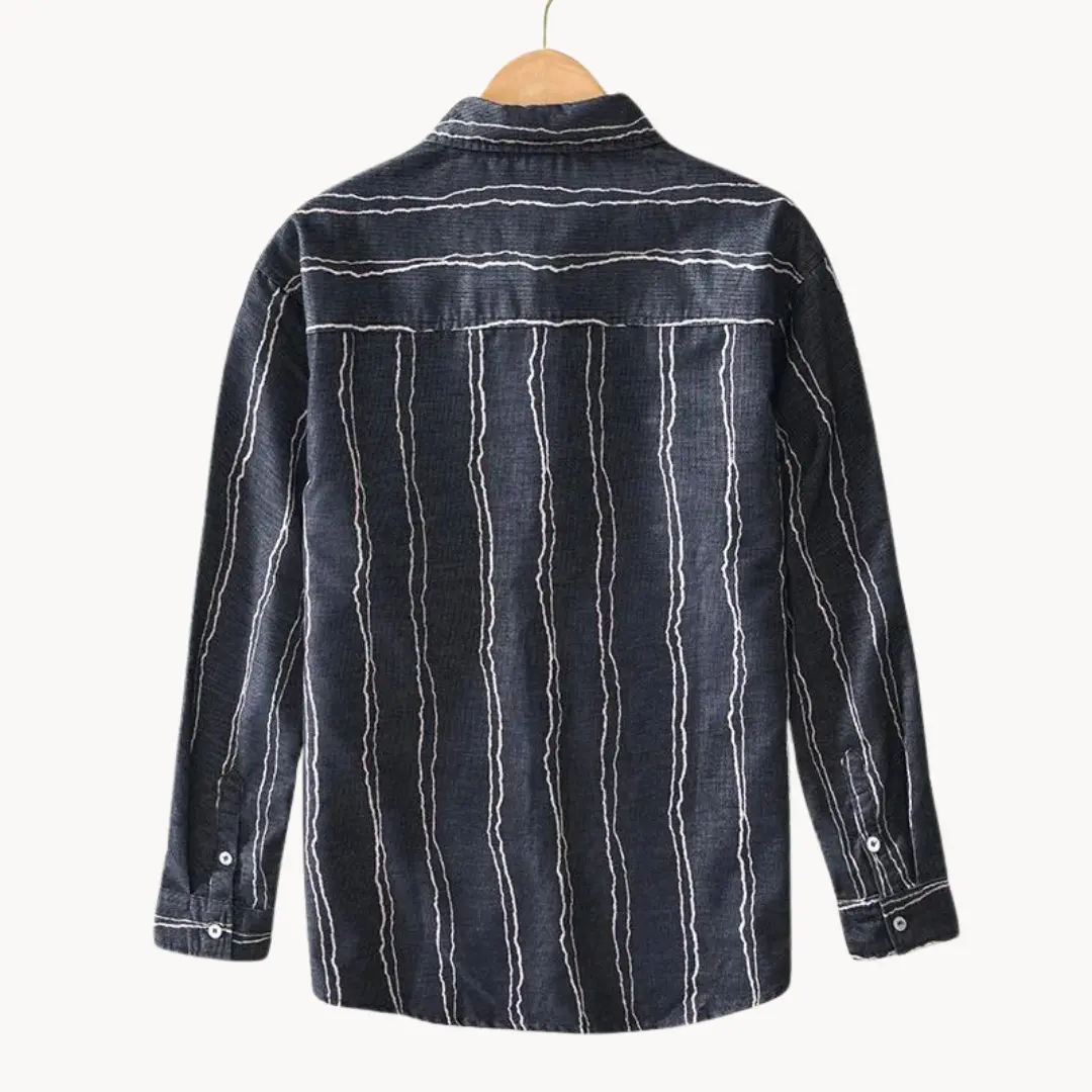 Nautique Striped Button-Up - Shirt CASA LARO