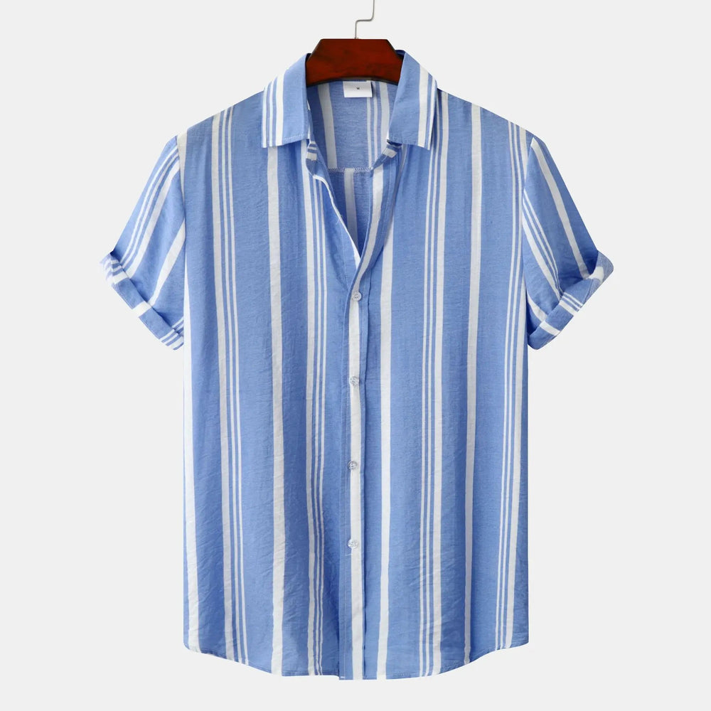 Navy Breton Stripe - Shirt CASA LARO MEN