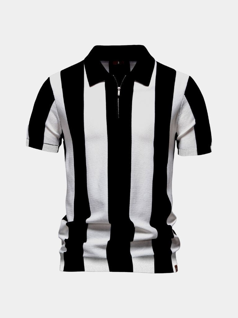 Navy Stripe Polo - Casa  Laro CASA LARO