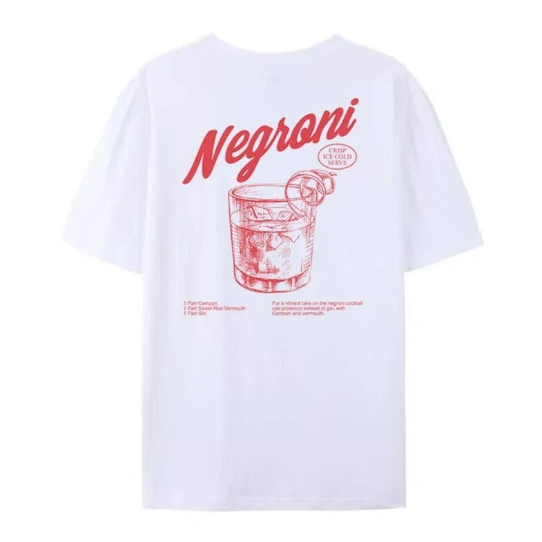 Negroni Nights Vintage Graphic - T-Shirt CASA LARO