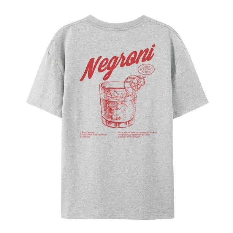Negroni Nights Vintage Graphic - T-Shirt CASA LARO