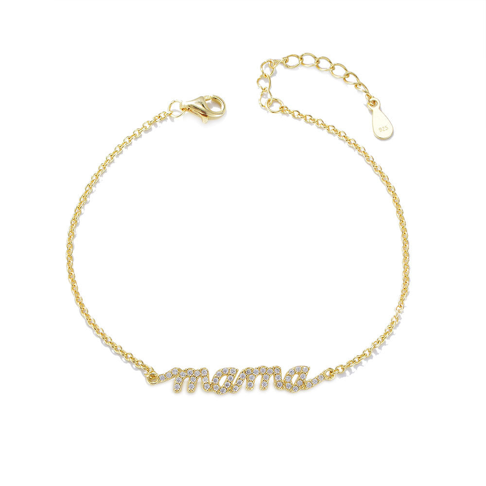 Classic Sterling Silver Bracelet For Mom Carly Jewelry