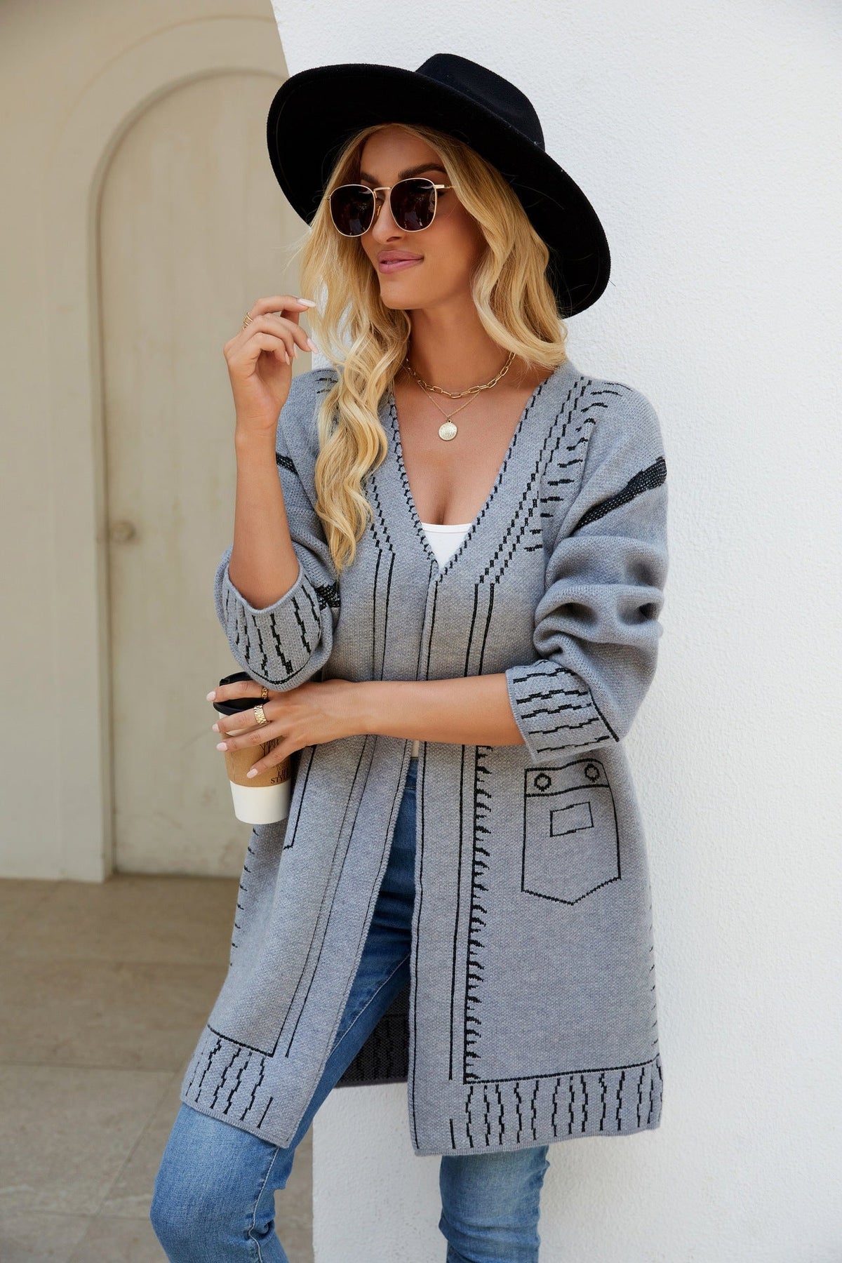 Veloura Knit Open-Front - Cardigan