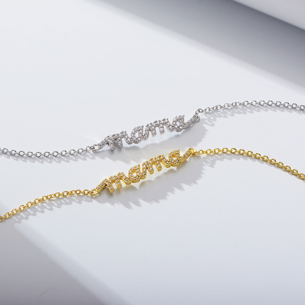 Classic Sterling Silver Bracelet For Mom Carly Jewelry