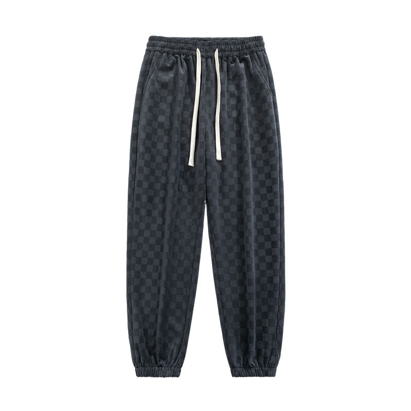 Tone-On-Tone Checked - Joggers