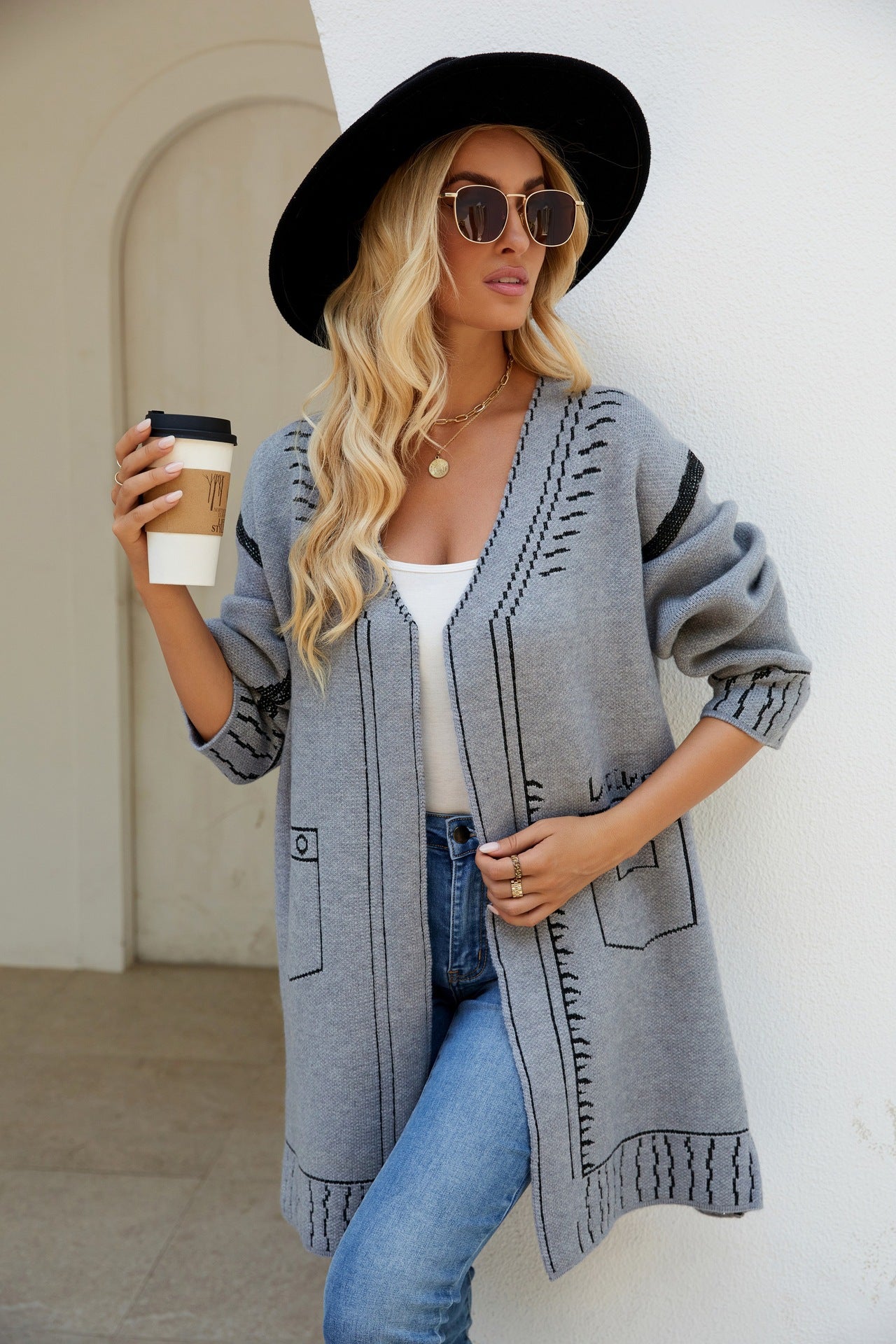 Veloura Knit Open-Front - Cardigan