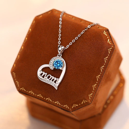 Heart Design Sterling Silver Necklace For Mom Carly Jewelry