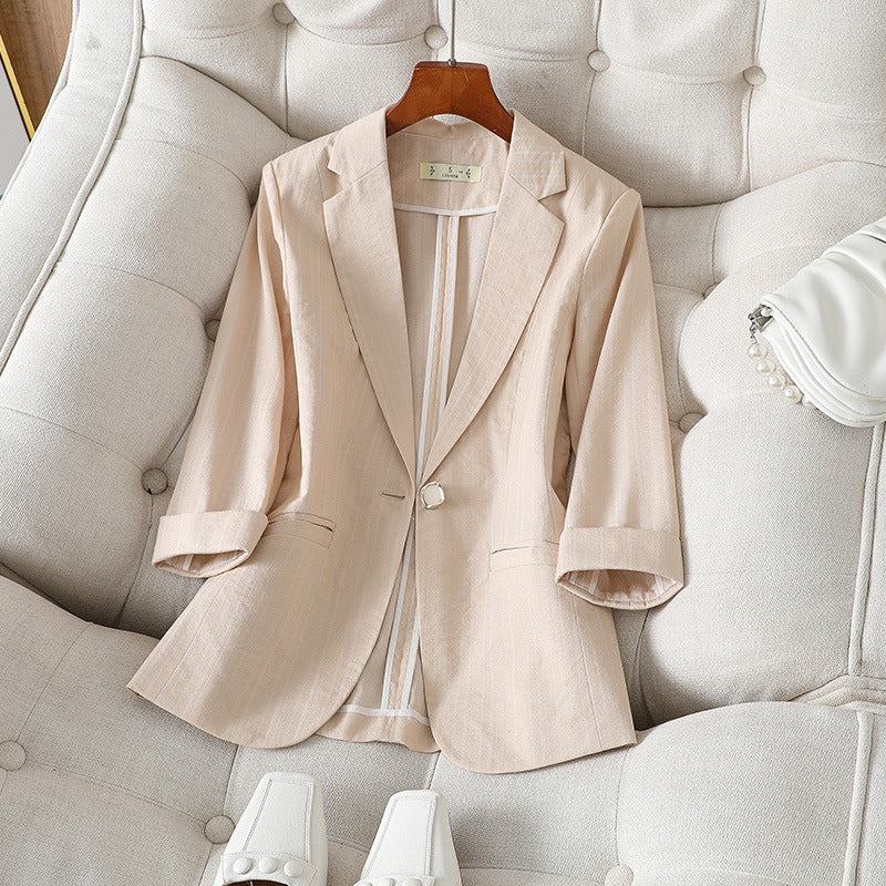 Camille Tailored Linen - Blazer
