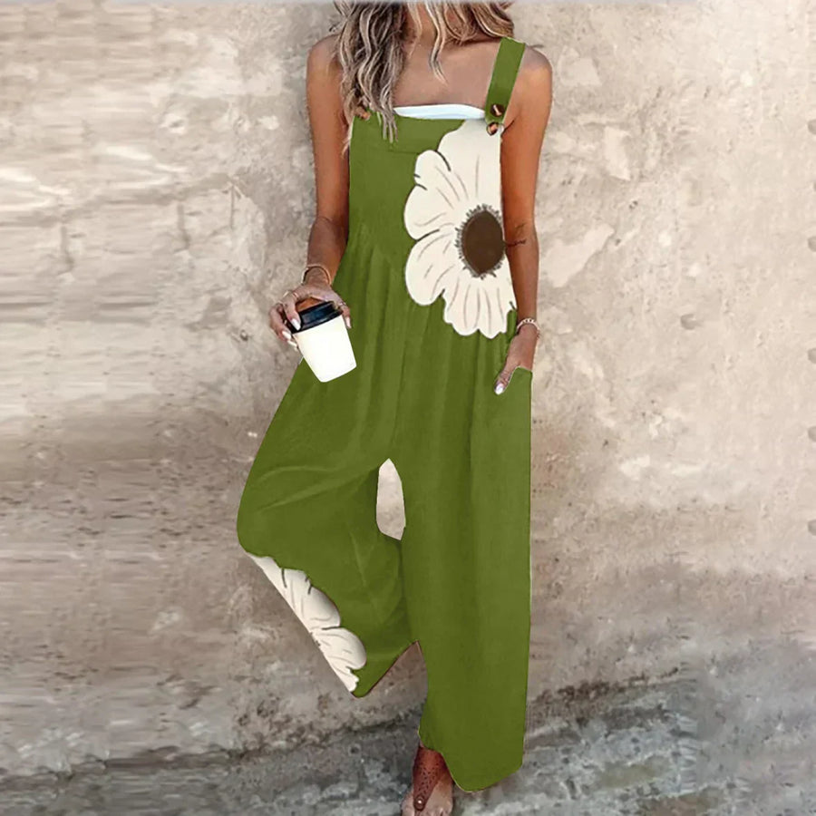 Audrey - Comfortable Printed Overalls
