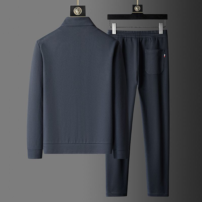 Zip-Up Slim-Fit Fleece - Tracksuit Set