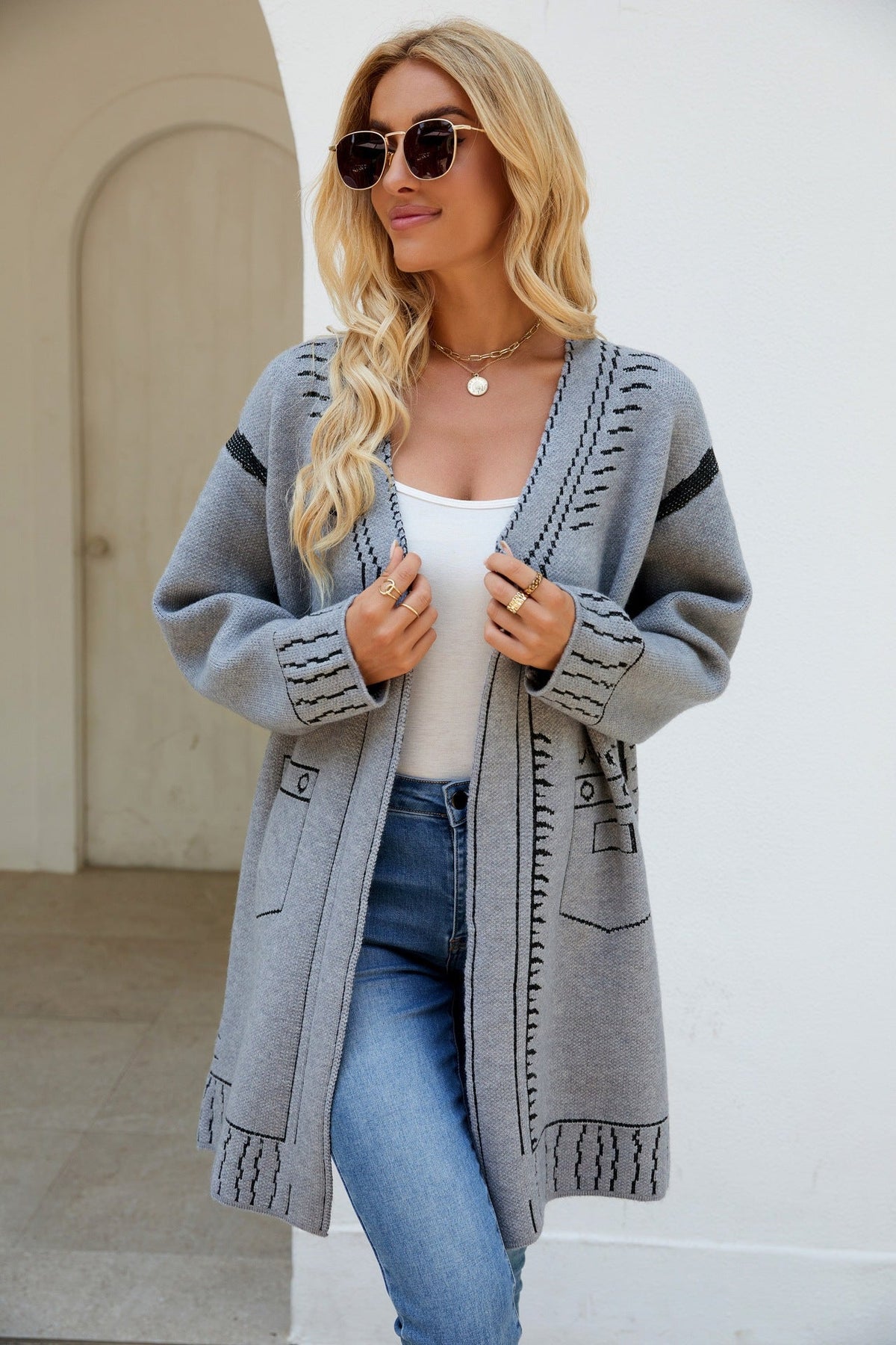 Veloura Knit Open-Front - Cardigan