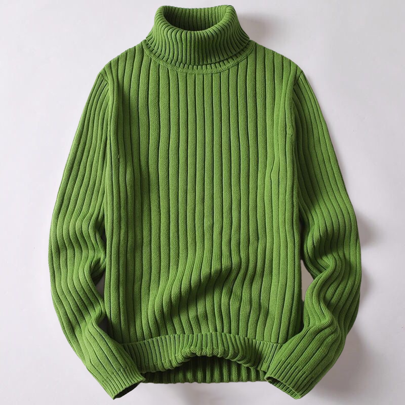 Merino Wool Turtleneck - Sweater