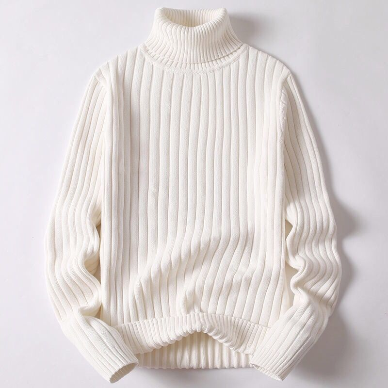 Merino Wool Turtleneck - Sweater