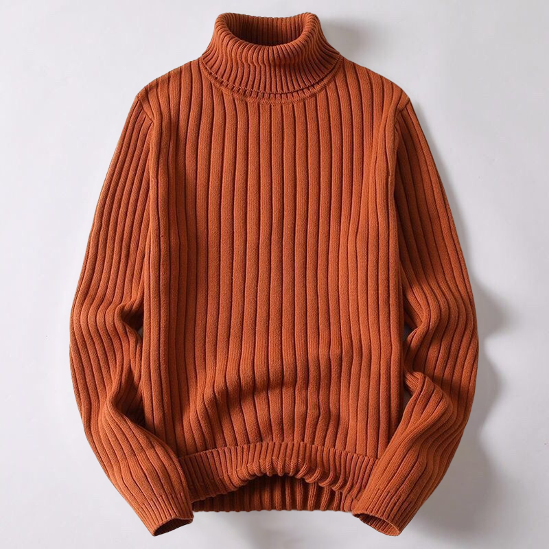 Merino Wool Turtleneck - Sweater