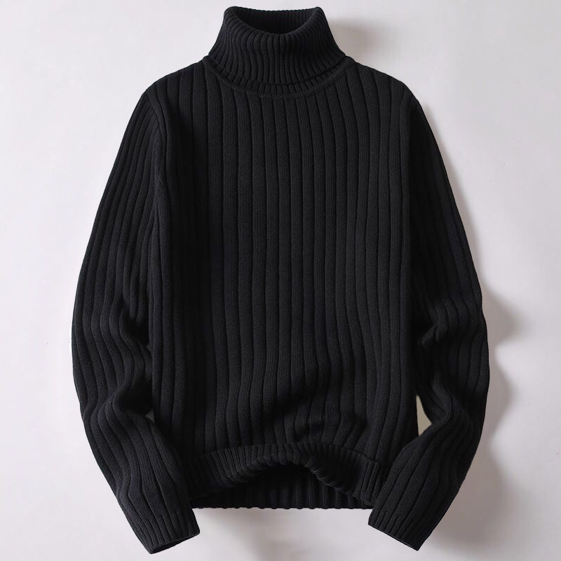 Merino Wool Turtleneck - Sweater