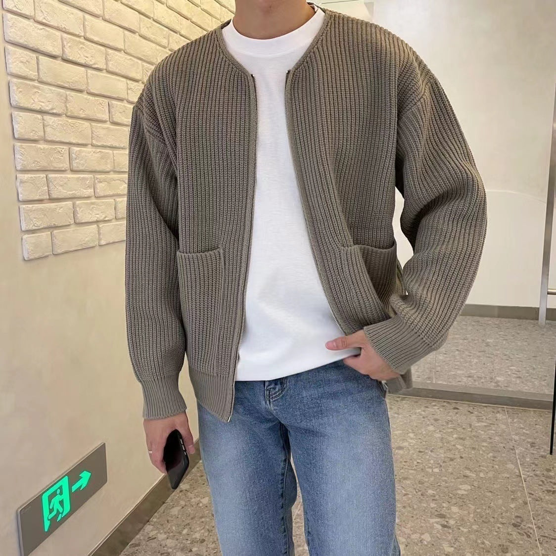 Marlowe Textured Knit - Cardigan