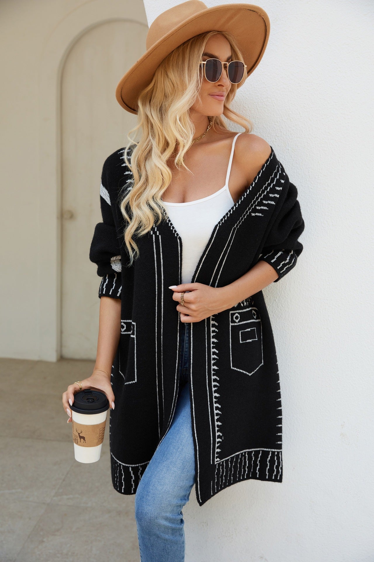 Veloura Knit Open-Front - Cardigan