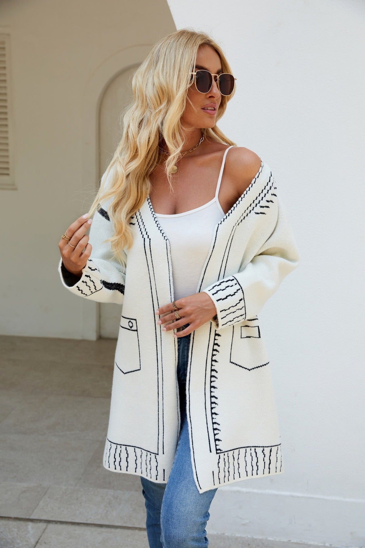 Veloura Knit Open-Front - Cardigan