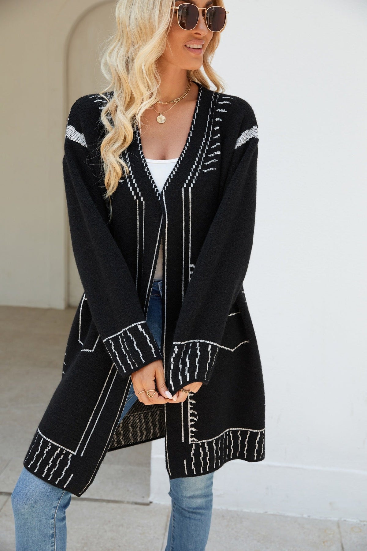 Veloura Knit Open-Front - Cardigan