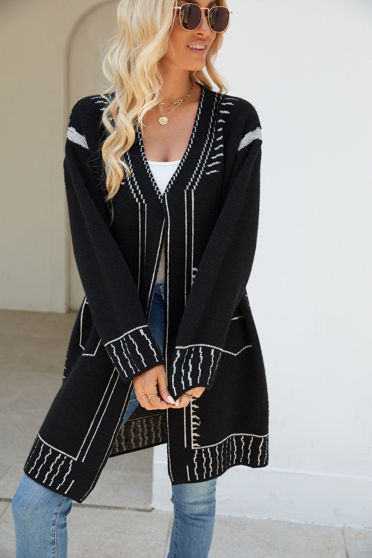 Veloura Knit Open-Front - Cardigan