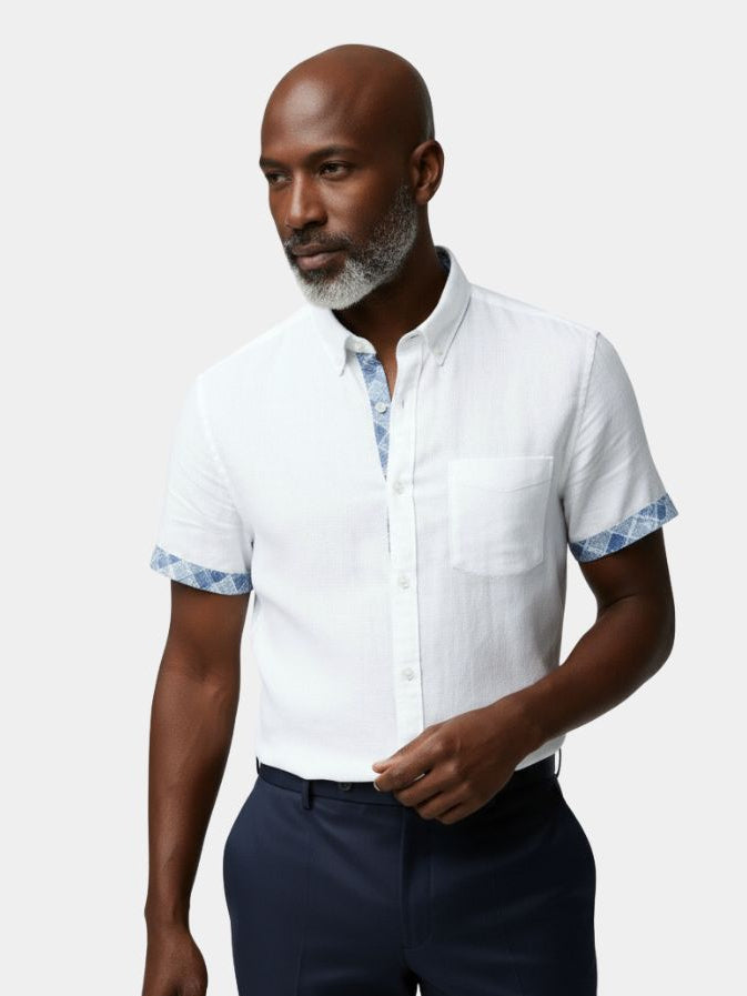 Ocean Detail Casual Shirt - Casa  Laro CASA LARO