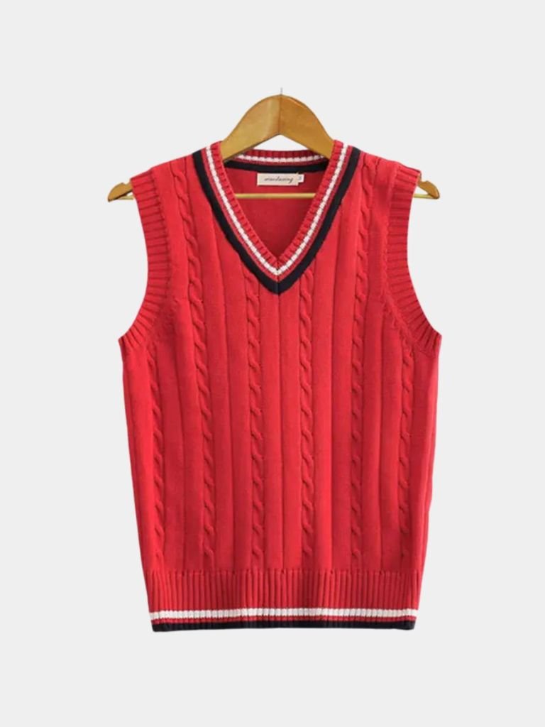 Old Money Essential Knit Vest - Casa  Laro CASA LARO