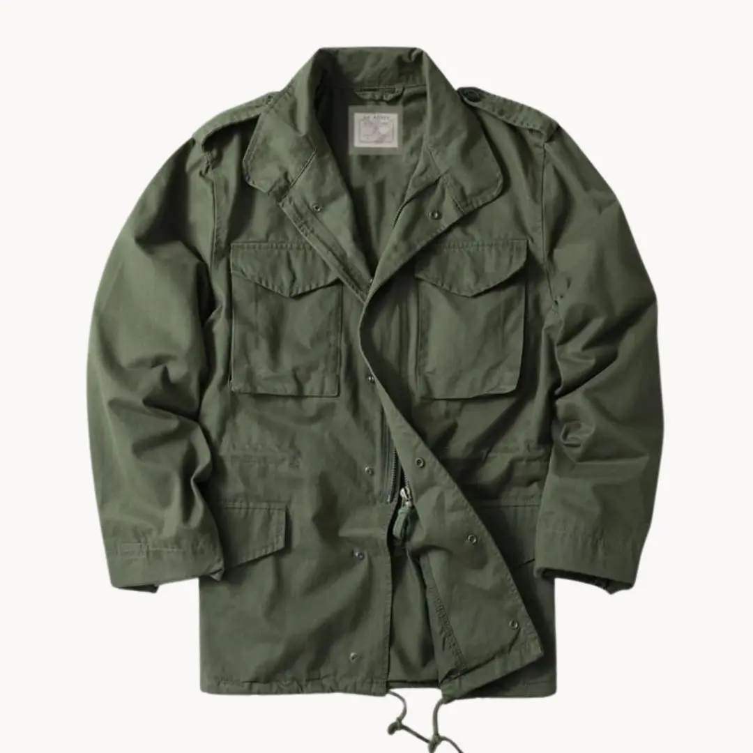 Olive Cotton M65 Field - Coat CASA LARO