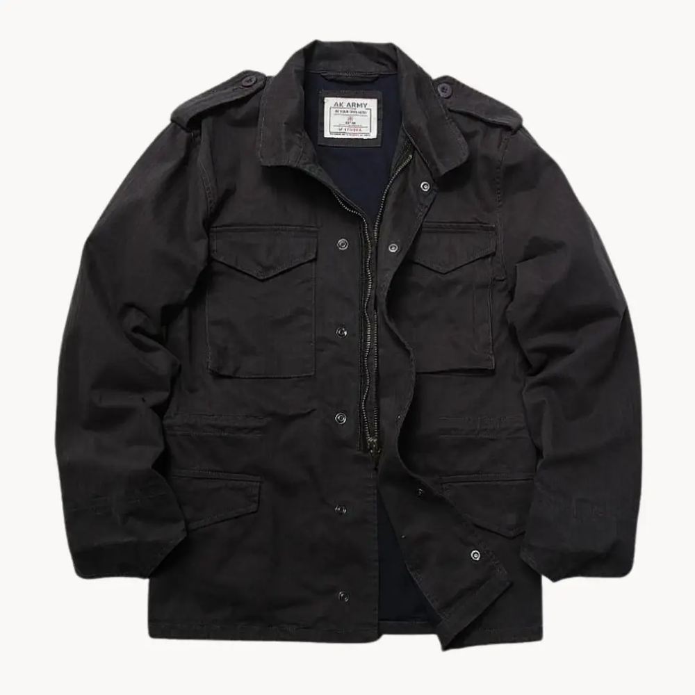 Olive Cotton M65 Field - Coat CASA LARO