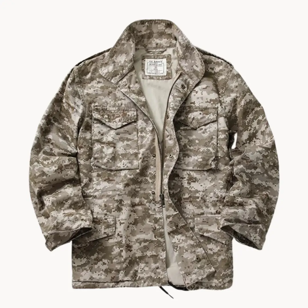 Olive Cotton M65 Field - Coat CASA LARO